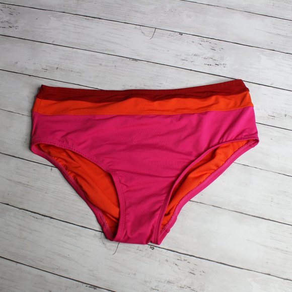 Mynah Swimwear Womens High Waist Bikini Swim Bottoms Plus Size 16W - Picture 1 of 5
